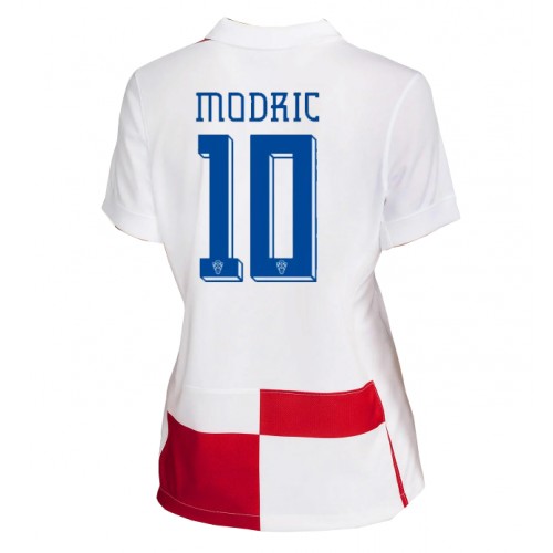 Hrvatska Luka Modric #10 Domaci Dres za Ženska EP 2024 Kratak Rukav